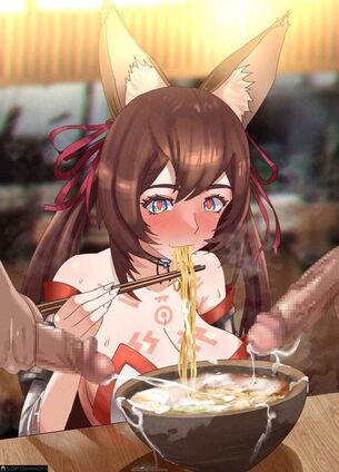 【ザー汁トッピング】食ザーの二次エロ画像