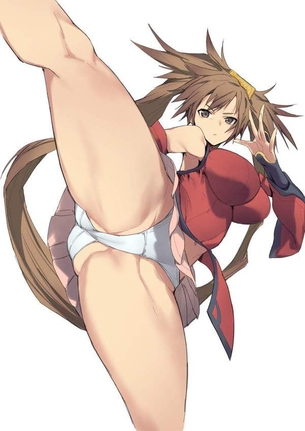 【蹴ろうの日】ハイキックパンチラの二次エロ画像