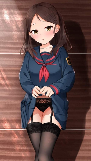 【ヤる気マンマン娘】パンティーとガーターベルトを着用する女子の二次エロ画像