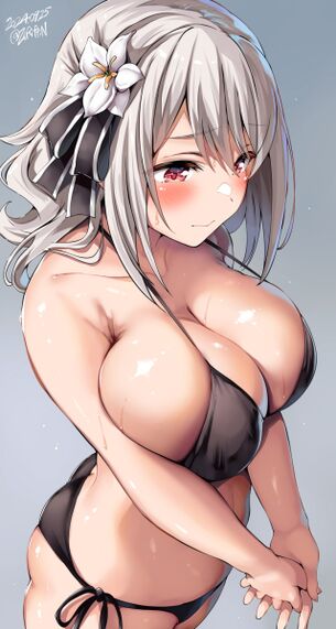 【二次】巨乳女子の存在感ある画像まとめｗ