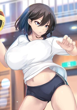 【性的な目で見てはいけない(戒め)】おっぱい揺らしながらスポーツする巨乳女子の二次エロ画像