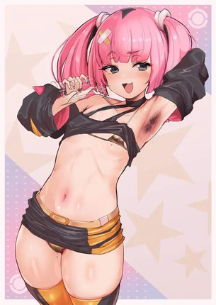 【どれが乳首？(失礼)】貧乳のくせにおっぱいにホクロがある女子の二次エロ画像