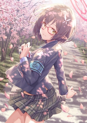 【二次】眼鏡女子画像　その９
