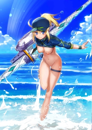 裸やエロい格好で武器を構える女の子！　その１１
