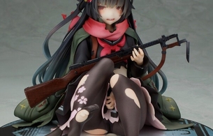 『ドールズフロントライン』一○○式のえっちな服やタイツが破れて丸見えエロフィギュア！