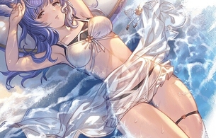 『グランブルーファンタジー』ムチムチすぎるエロい太ももの「ティコ」のえっちな水着衣装！