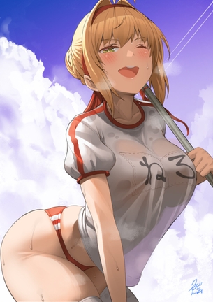 【２次】衣服が透け透けになってる女の子のエロ画像その３４