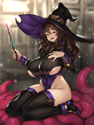 【２次】魔女っ娘の恰好をした女の子のエロ画像その３