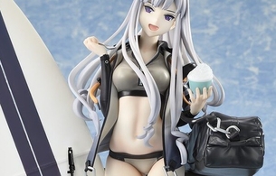 『ドールズフロントライン』AK-12のえっちな水着姿のおっぱいと太もものエロフィギュア！