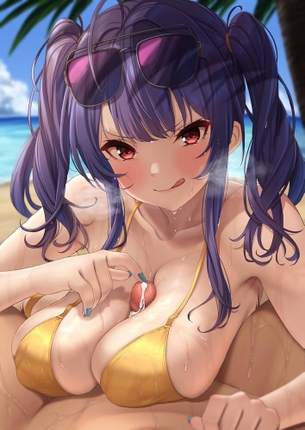 【二次エロ】ヤバいくらい気持ちいいパイズリ画像貼ってくPart18