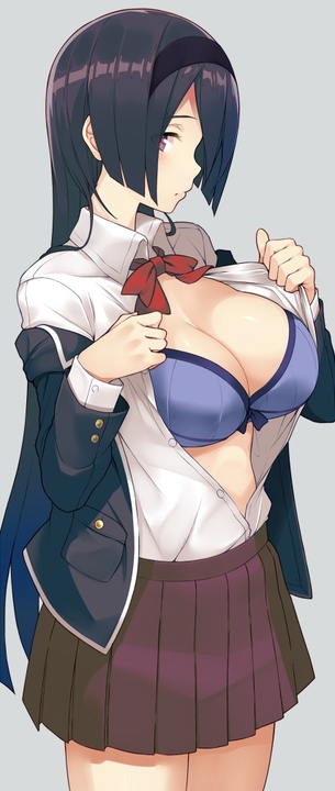 【２次】半脱ぎになってる女の子のエロ画像その５５