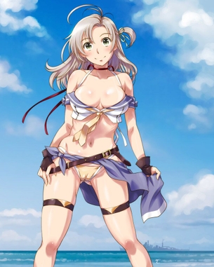 【２次】衣服越しにまんすじが見えてる女の子のエロ画像その６７