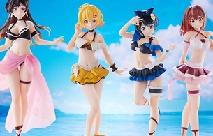 『彼女、お借りします』女の子たちのエロい水着姿のエロフィギュアが当たる一番くじ！