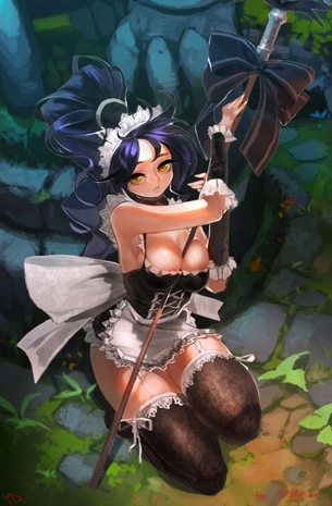 【２次】ご奉仕されたいメイド美少女のエロ画像その２９