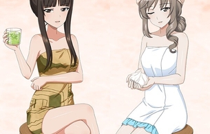 『ガールズ＆パンツァー 戦車道大作戦』西住しほと島田千代のふしだらすぎる温泉姿！