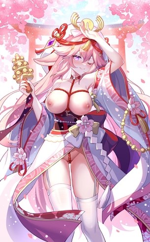 【原神】八重神子のエロ画像！　その８