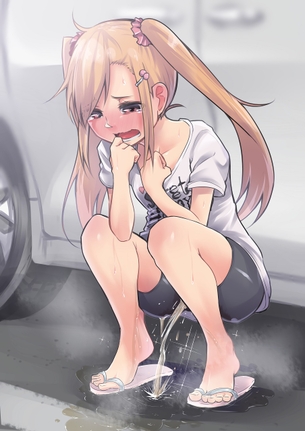 我慢できない！青空の下で放尿してるおしっ娘たち　その１１