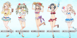 【画像】ガルパンのソシャゲ、またまたエッチな水着キャラを出してしまう