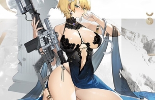 『ドールズフロントライン』ムチムチおっぱいやほぼ全裸姿丸見えのエロすぎドレス衣装！