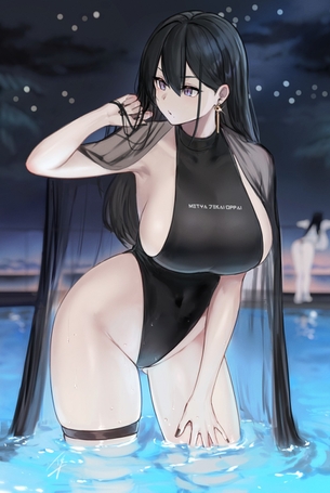 【２次】 エッチな水着や下着を着用してる女の子のエロ画像その６５