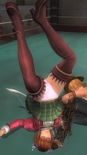 DOA5LR いろんなキャラにロッキングハンマーをかけてパンモロ写真集