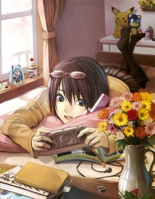 【11月23日はゲームの日】女の子とゲームの画像 50枚