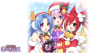 『超次元ゲイム ネプテューヌ』5pb.ちゃんの黒ストッキング越しの白パンツ！