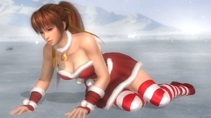 DOA5LR サンタコスチュームで女の子たちの敗北シーン集