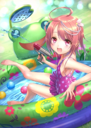 見事な肢体をさらしている水着美少女画像