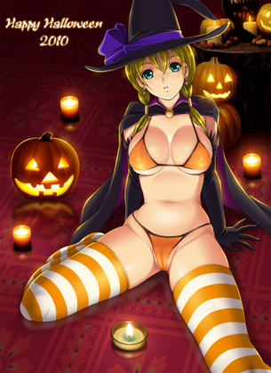 ハロウィンと女の子の画像 50枚