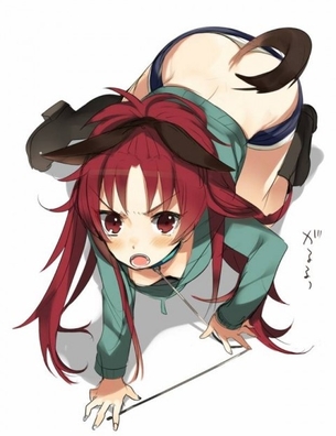ポニーテールが可愛い女の子の二次エロ画像⑧ 25枚