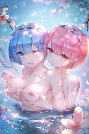 【二次・ZIP】乳揉みの美少女エロ画像