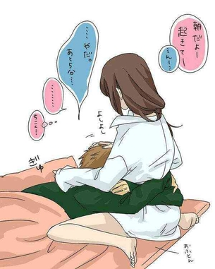 こういうま～ん（笑）が描いたっぽい理想のカップルイラスト好きなんやが（※画像あり）