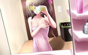 エッチな自撮りしてる女の子の二次エロ画像③ 25枚