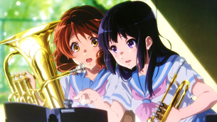 【響け!ユーフォニアム】 黄前久美子&高坂麗奈 演奏の練習中! PC / PSVita / iphone7/6系・ipad 壁紙 【画像・壁紙】 (11)