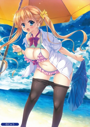 【二次・ZIP】脱ぎかけの姿がエッチな美少女画像