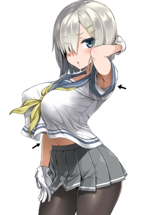【生々しい】腋の描写が秀逸な二次エロ画像