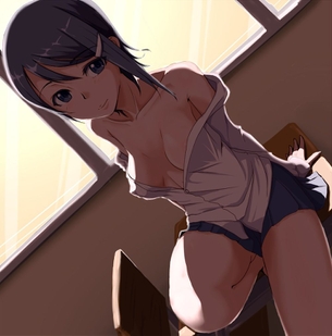 【青い春】乱れた制服がそそるセックス前後なJK達の二次エロ画像