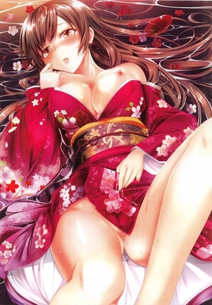 和服・浴衣の二次フェチ画像。