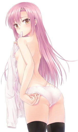 【2次】ニーソックスを穿いた女の子の二次エロ画像 その27【ニーソックス】