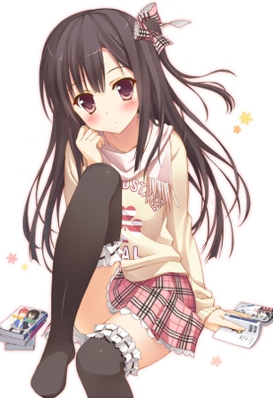 【2次】ニーソックスを穿いた女の子の二次エロ画像 その21【ニーソックス】