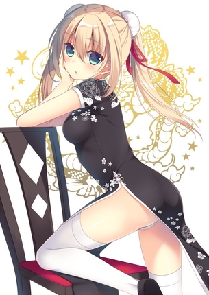 【2次】太ももがたまらないチャイナ服姿の美少女二次エロ画像 その2【チャイナ服】
