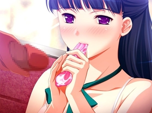 【2次】女の子がコンドームをいやらしく咥えたり持ったりしてる二次エロ画像 その2【コンドーム】