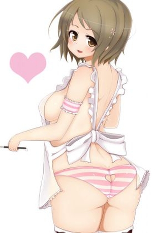 裸エプロンのエロ画像詰め合わせ