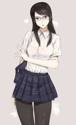 メガネっ娘のエロい画像
