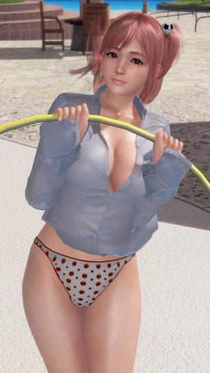 DOAX3 新水着「ウェイクアップ」で撮影会（ほのか、紅葉、エレナ編）