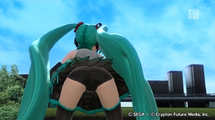 【初音ミク】エディットモードでパンチラ【DT Extend】