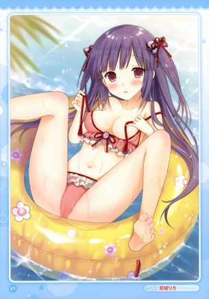 【二次・ZIP】脚開いて股間晒してる女の子の虹エロ画像