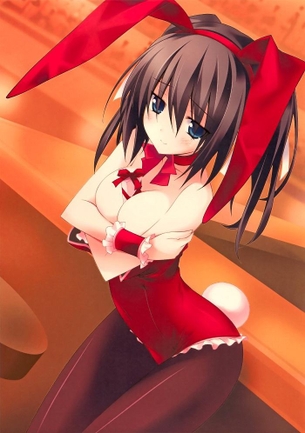 バニーガールの虹エロ画像