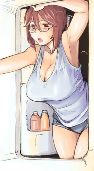 メガネっ娘の二次エロ画像で！